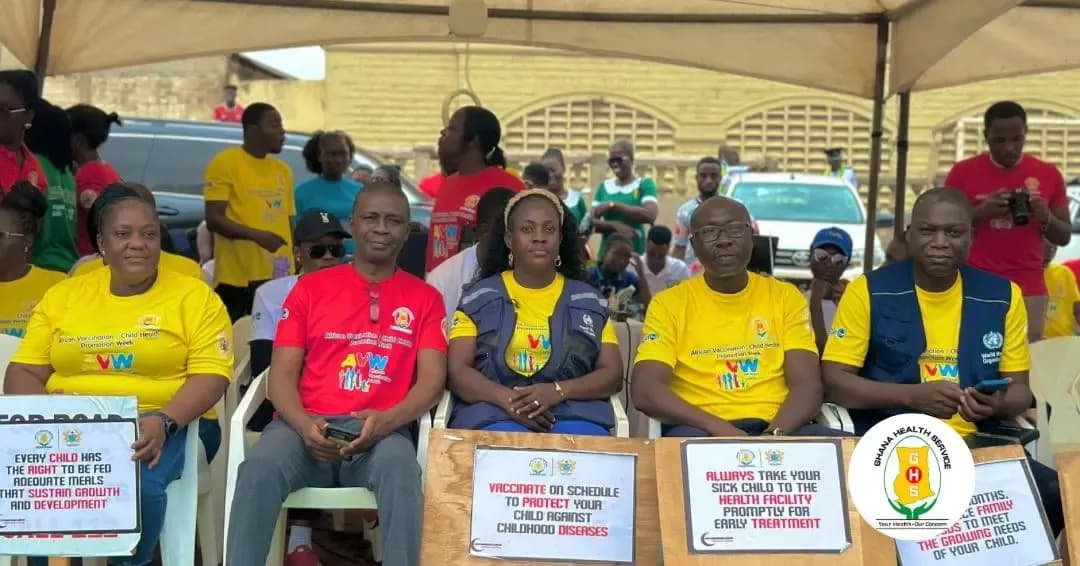 GHS and Partners Champion Child Health at African Vaccination Week /Child health Promotion Week Launch