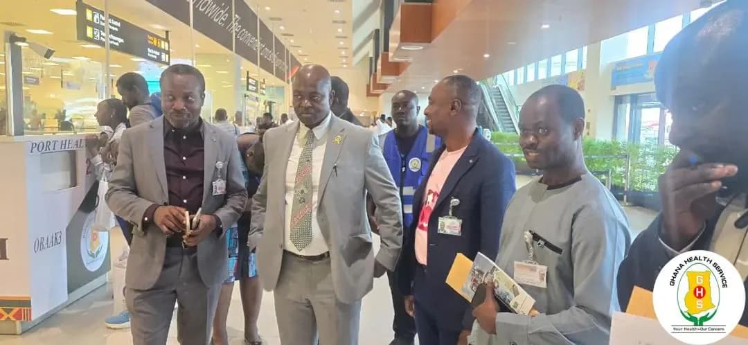 GHS Director-General Visits Kotoka International Airport to Assess Ebola Preparedness