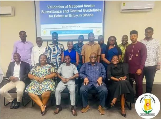 Ghana Health Service Validates Draft National Vector Surveillance and Control Guidelines for Points of Entry