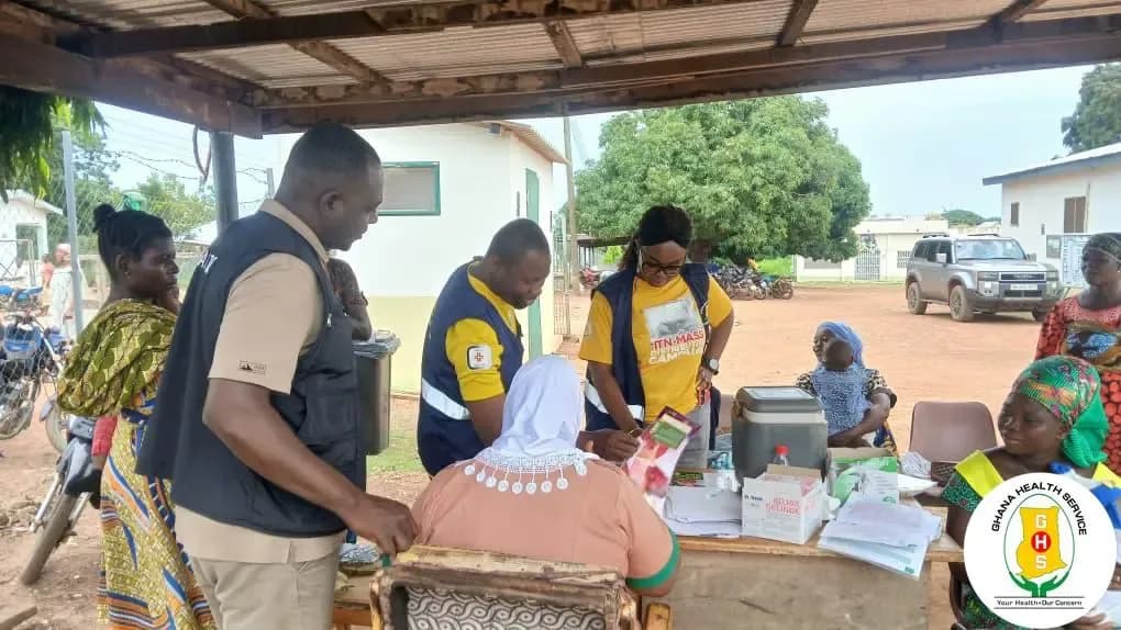 Ghana Health Service commences Yellow Fever Reactive Vaccination Campaign in 3 districts in the Upper West Region.