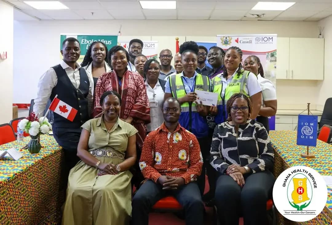 GHS RECEIVES PPES AND ESSENTIAL SUPPLIES FROM IOM TO STRENGTHEN PORT HEALTH OPERATIONS