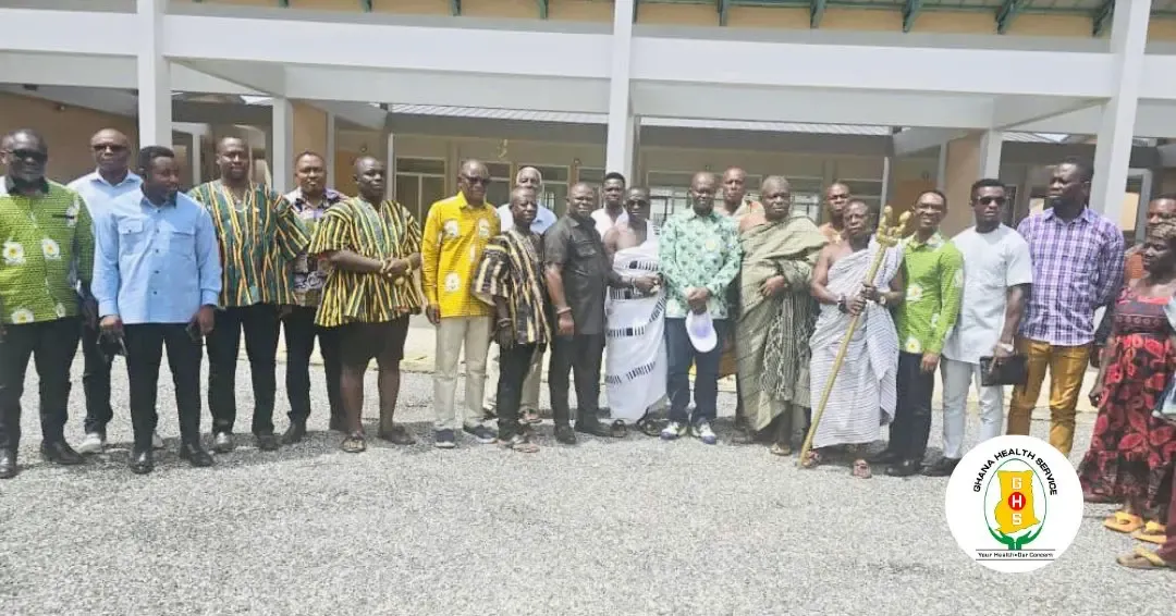 Director-General of the Ghana Health Service Visits Abomosu Agenda 111 Hospital