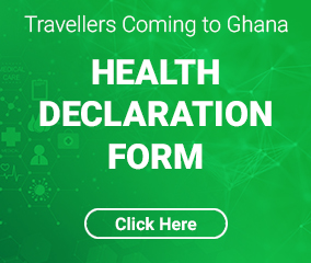 Health Declaration form for travellers coming to Ghana